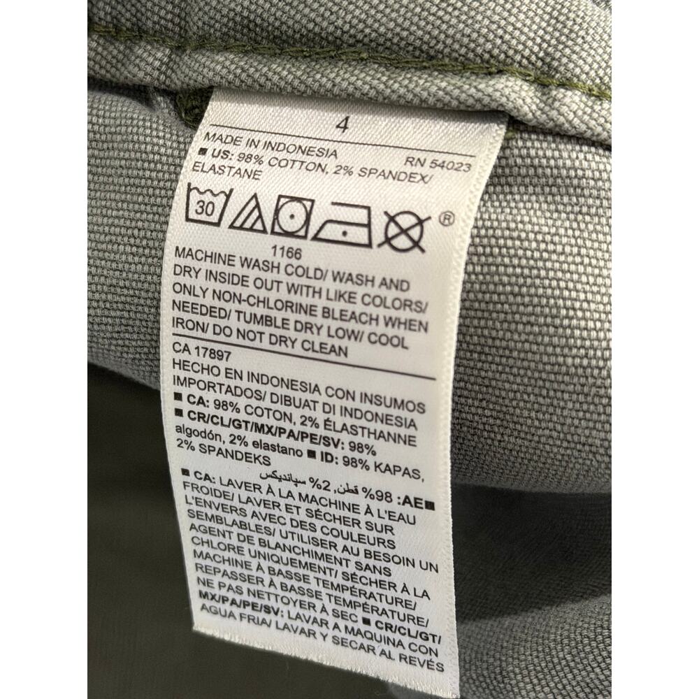 Old Navy Olive Green Twill Cargo Pants Women's Size 4 EUC - Picture 7 of 7